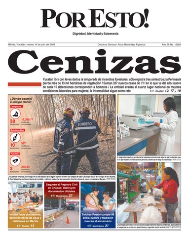 PORTADA POR ESTO MERIDA, MARTES 14 DE JULIO DE 2026