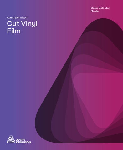 Avery Dennison cut-vinyl-film-color-card