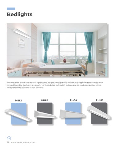 Pa-Co Lighting 灯饰目录 · Medical Specification 指南 -2026 第 24 页