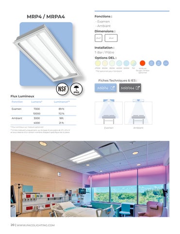 Pa-Co Lighting 灯饰目录 · 指南 德文 spécification médicale-2026 第 20 页