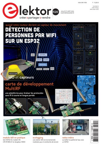 Elektor juillet/août 2026 (extrait)