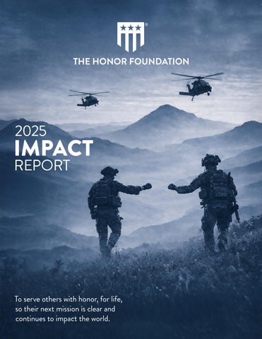 The Honor Foundation - 2025 THF Impact Report