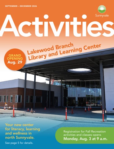 City of Sunnyvale Activities - Fall 2026
