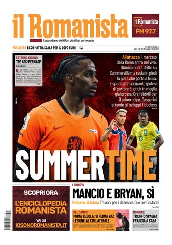 Il Romanista del 15 luglio 2026