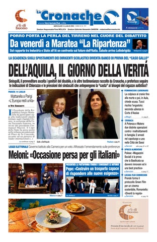 Cronache del 15 luglio 2026