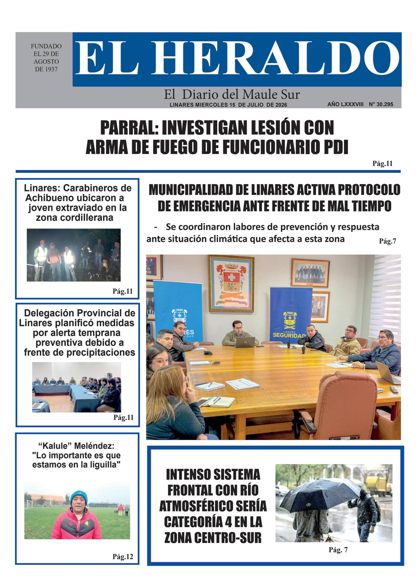 Miercoles 15 de julio 2026