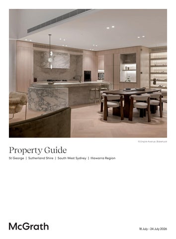 McGrath Open Home Guide: St George **