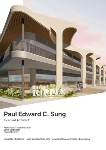 Architecture Portfolio_Paul Edward Sung, Licensed Architect