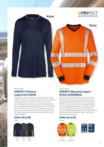 Tencel® UV-Schutzbekleidung - BIG Arbeitsschutz 第 7 页
