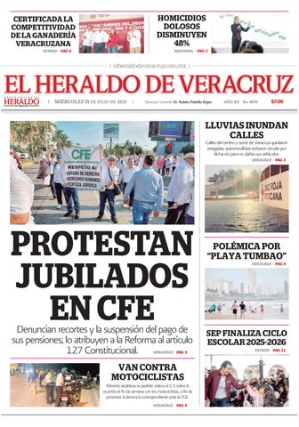 El Heraldo de Veracruz 15 de Julio de 2026