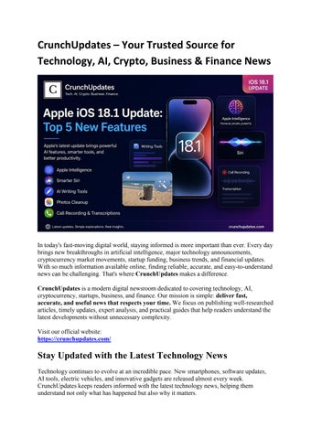 CrunchUpdates