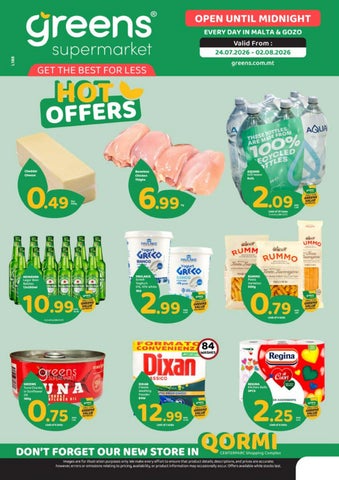 Greens Supermarket - July L188