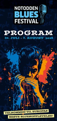 Notodden Blues Festival - Programfolder 2026