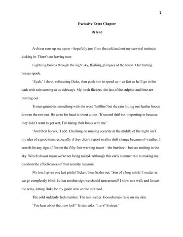 A Thief to Die For - Exclusive Extra Chapter