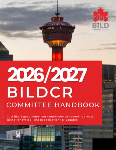 Committee Handbook 20262027
