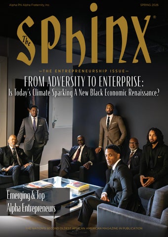 The Sphinx Magazine: The Entrepreneurial Issue Volume 112, No 1