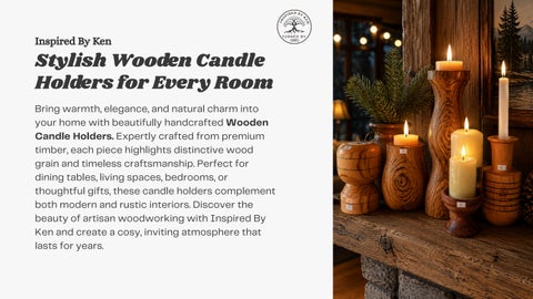 Elegant Wooden Candle Holders for Timeless Home Decor
