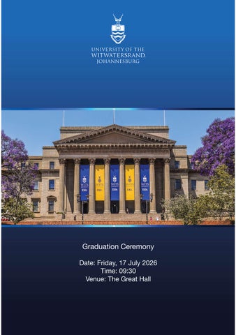 Graduations - 17 July 2026 - 09:30