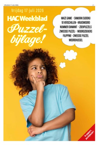 Puzzelbijlage juli 2026