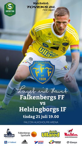 Programblad. Falkenbergs FF – Helsingborgs IF. Superettan - Tisdag 21 juli.