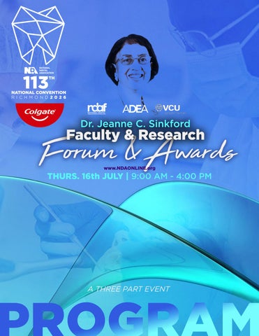 Dr. Jeanne C. Sinkford Faculty & Research Forum 2026