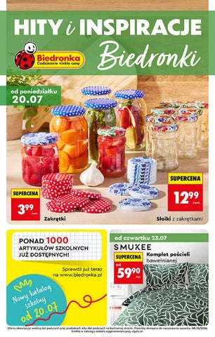 Biedronka gazetka od 20.07 do 05.08.2026