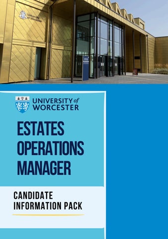 Estates Operations Manager Candidate Information Pack