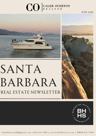 June 2026 Santa Barbara Real Estate Newsletter