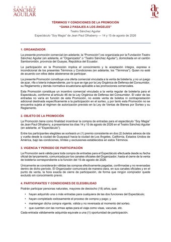 T&C gana 2 pasajes a Los Ángeles agosto 2026
