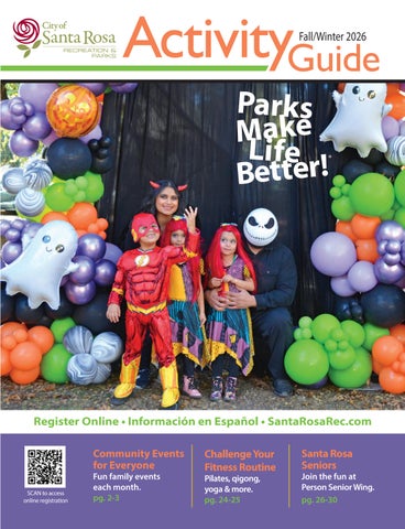 Fall/Winter 2026 Activity Guide
