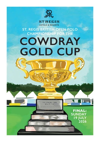 CPPC St. Regis Gold Cup Final 2026 programme