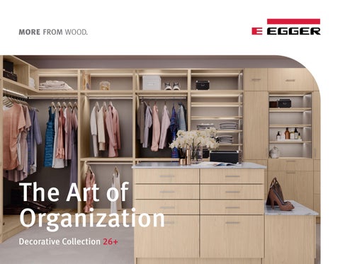 EGGER North America Closet & Storage Spaces Look Book