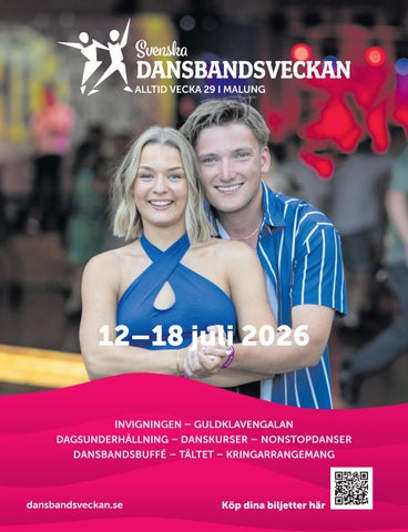 Programtidning, Svenska Dansbandsveckan 2026