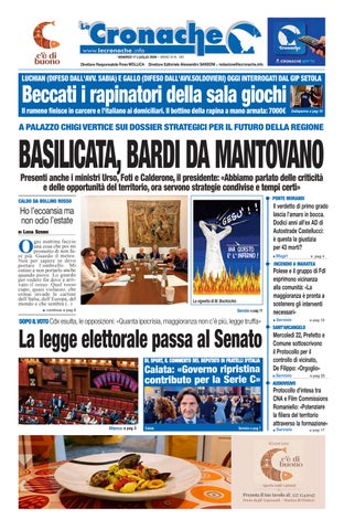 Cronache del 17 luglio 2026
