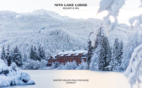 Nita Lake Lodge Resort & Spa: 2026-27 Seasons Pass Brochure