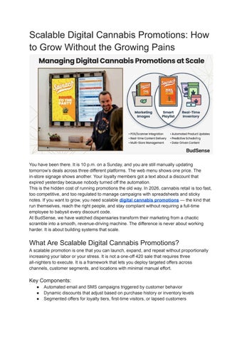 Scalable Digital Cannabis Promotions_ How to Grow Without the Growing Pains