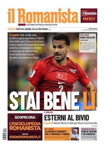Il Romanista del 17 luglio 2026