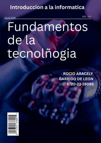 Fundamentos de la tecnologia Rocio Garrido 