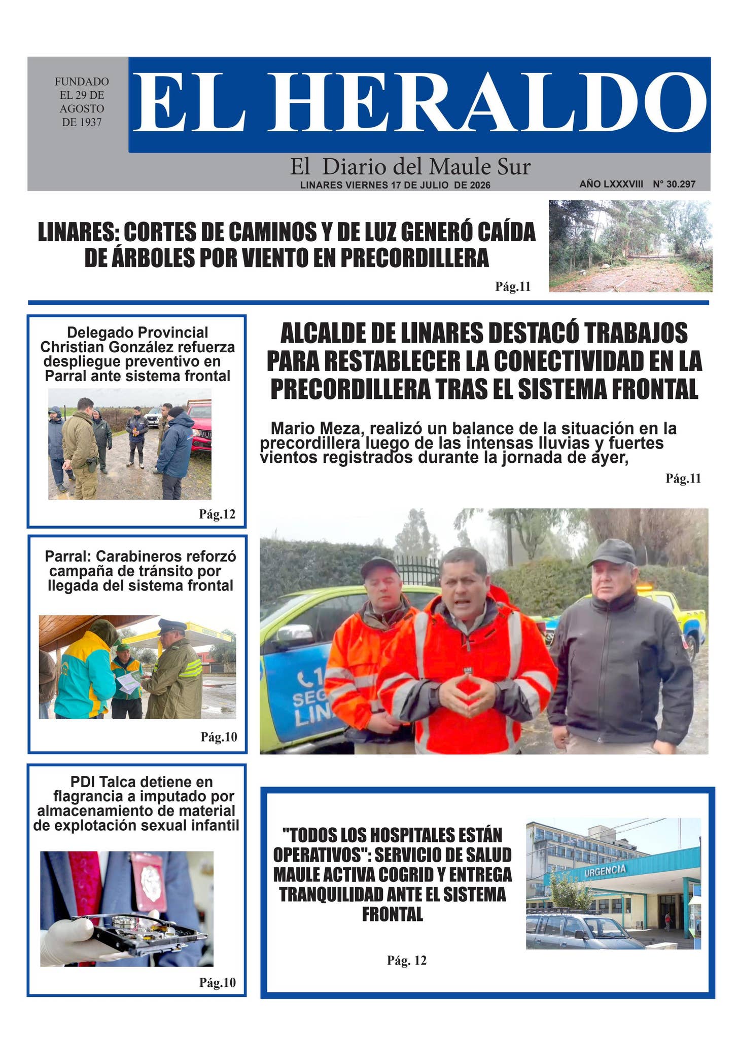 Viernes 17 de julio 2026