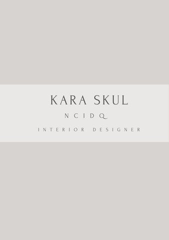 Kara Skul Resume & Portfolio Mini