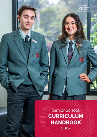 Senior School Curriculum Handbook 2027