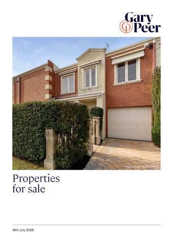 Gary Peer properties for sale | Saturday 18th July 2026