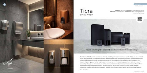 SA Decor & Design 家具目录 · - 28th 版 - Bathrooms 第 20 页