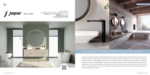 SA Decor & Design 家具目录 · - 28th 版 - Bathrooms 第 24 页