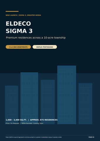 Eldeco_Sigma_3_Greater_Noida_Brochure