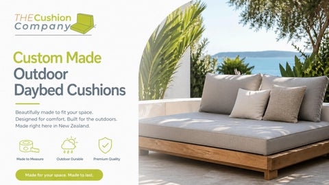 Premium Daybed Floor Cushion – Custom Outdoor Comfort for Every Space
