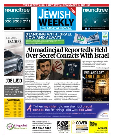 The Jewish Weekly 423 - 16 July 2026