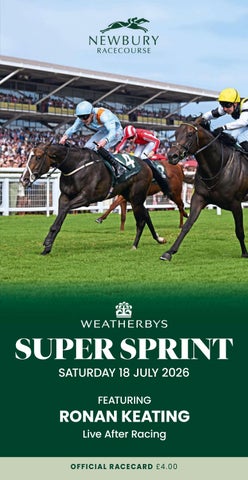 Newbury Racecard - Saturday 18th July