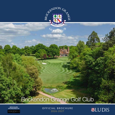 Brickendon Grange Golf Club Official Brochure 2026 - 2027