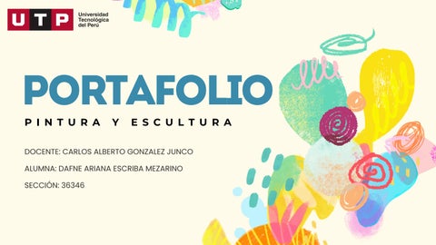 PORTAFOLIO PINTURA Y ESCULTURA